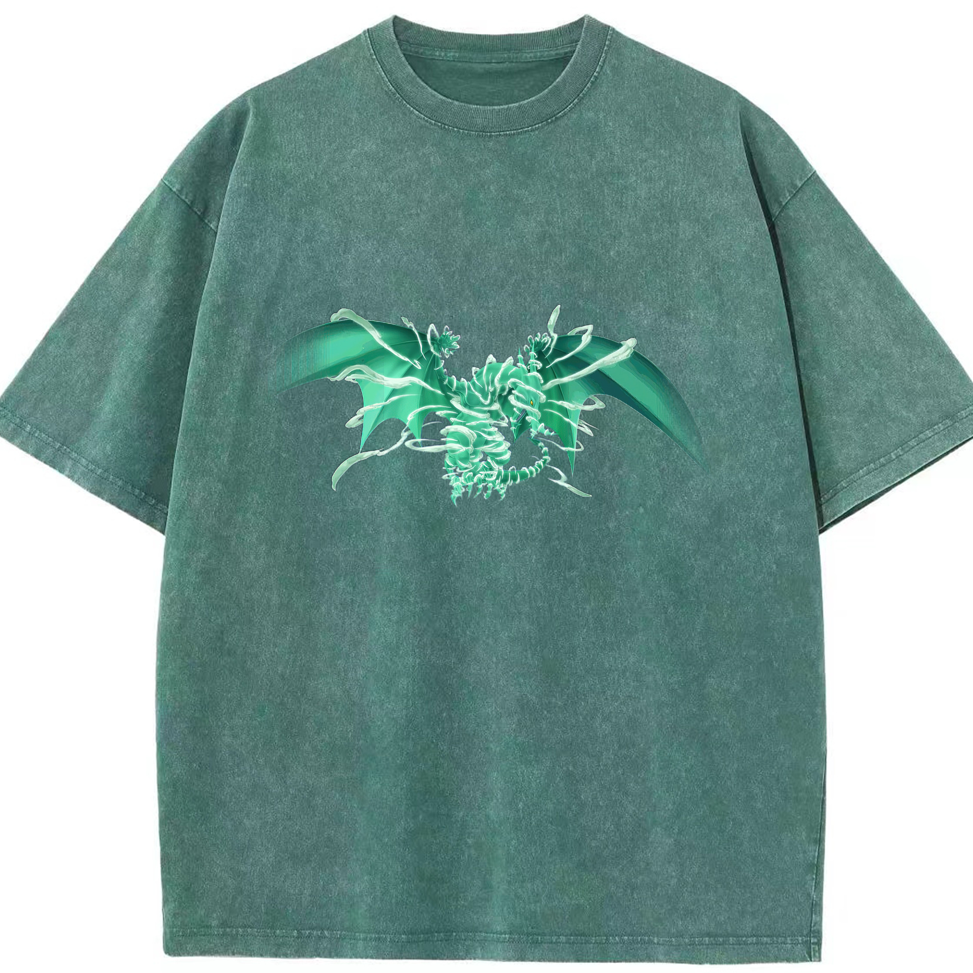 （画像用） 遊☆戯☆王 Yu-Gi-Oh! 綿100% ヴィンテージ風 半袖Tシャツ（フロントプリント）